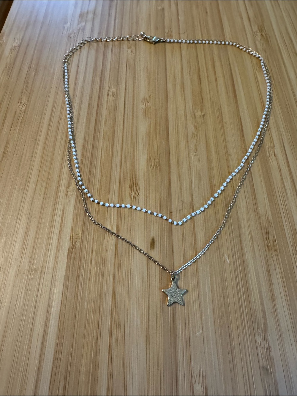 Gold Star Layered Necklace